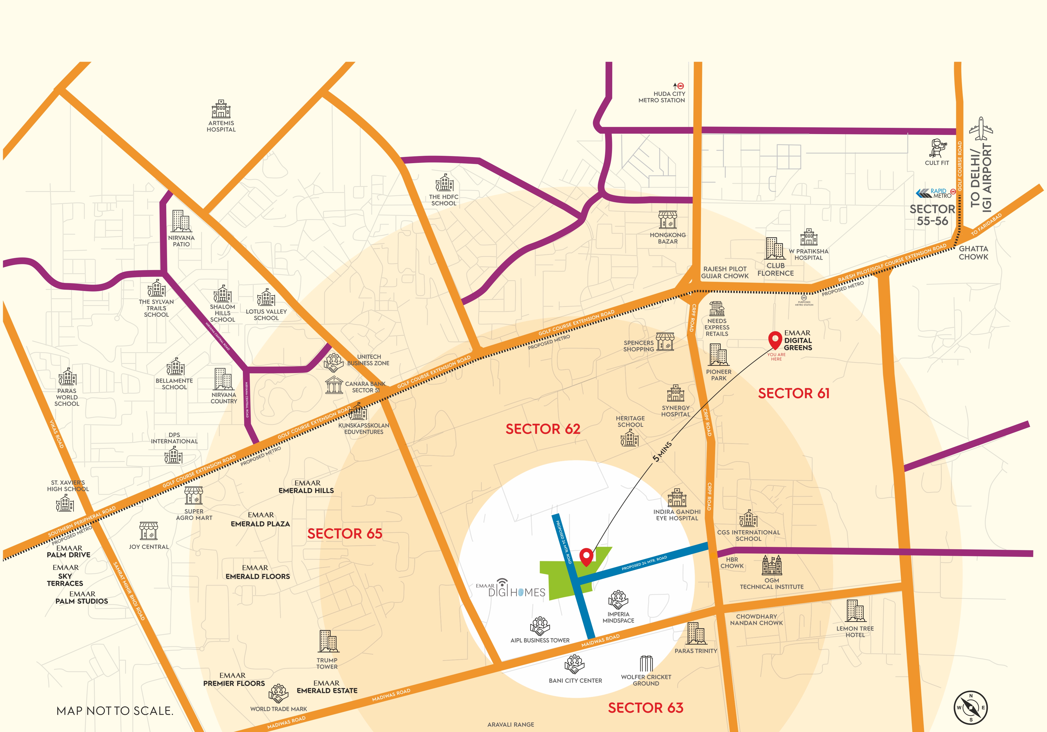 Emaar Location Map