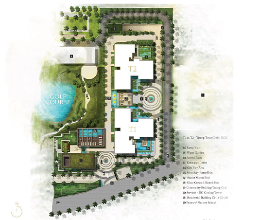 trump towers gurgaon layouts